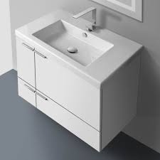 Visit, call or email your nearest ctg store to start your project today! Acf Ans31 Glossy White Bathroom Vanity New Space Nameek S