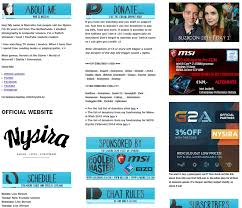 You can use them to organize information about. 11 Killer Examples Of Twitch Panels You Must See