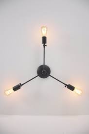 Ceiling Mounted Light Fixture Flush Mount Light Matte Black Etsy Ceiling Mount Light Fixtures Ceiling Mounted Light Light Fixtures Flush Mount