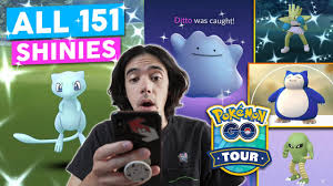 Maybe you would like to learn more about one of these? Shiny Mew Shiny Ditto In Pokemon Go Massive Pokemon Go Tour Kanto Event Youtube
