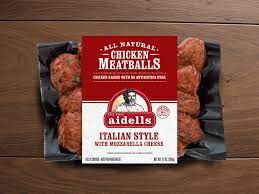 Italian Sausage Chicken Meatballs With Mozzarella Aidells