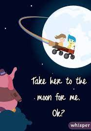 Take Her To The Moon For Me Ok Disney Joy Et Pixar In 2021 Cute Disney Wallpaper Disney Inside Out Movie Inside Out