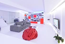 1.5 mirrors in the interior of the apartment. Ultra Modern Apartment Design By Aastudio