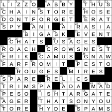 Lax morals;a lax attitude toward discipline. 0327 21 Ny Times Crossword 27 Mar 21 Saturday Nyxcrossword Com