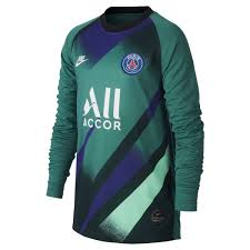 Das aktuelle trikot von paris saint germain ist gern getragen. Nike Kinder Paris Saint Germain Stadium Torwarttrikot 2019 2020 Grun Fussballgott24 Himmlisch Shoppen Teuflisch Gunstig