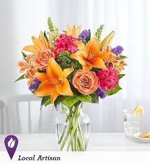 Vibrant Floral Medley Flower Company Vibrant Bouquet June Wedding Flowers