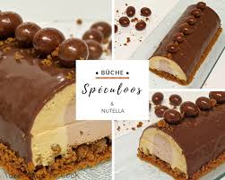 Buche De Noel Speculoos Nutella Buche Speculoos Idee Recette Noel Buche De Noel Au Nutella