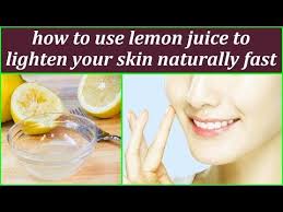 How To Use A Lemon To Lighten Your Skin Lemon Juice Is A Common Folk Remedy For Lightening Skin Quickly And In 2020 Juice For Skin Lemon On Face Lemon