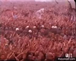 Besides the impressive performance, the clip the original post, which you can check out here, draws a comparison between the crowds that turned out for a moscow food line, the opening of a new shake shack in the city, the. Enter Sandman Metallica On Make A Gif