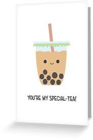 Card For Him For Her Bubble Tea Card Cute Boba Card Bubble Tea Shop Bubble Tea Bubble Milk Tea