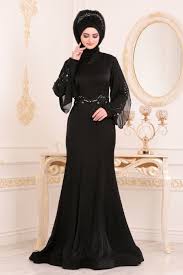 Tesetturlu Abiye Elbise Kollari Boncuk Detayli Siyah Tesettur Abiye Elbise 4575s Tesetturisland Com The Dress Elbise Aksamustu Giysileri