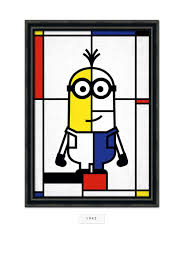 New Movie Posters For Minions 2015 Minion Art Mondrian Art Elementary Art Projects