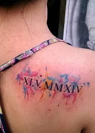 60 Tatuajes De Numeros Romanos Disenos Significados