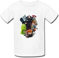 Amazon.com: Kazzar Kid's Hotel Transylvania 2 Film Art Round Collar T Shirt  S: Clothing, Shoes & Jewelry