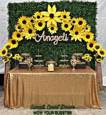 Party dekos und partyartikel für ihre feste. Sunflowers Theme Style Decor B Sunflower Birthday Parties Sunflower Party 50th Birthday Decorations