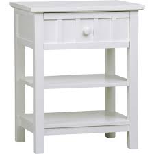 Brighton White Nightstand In Nightstands Crate And Barrel White Nightstand Bedside Tables Nightstands White Bedroom Furniture
