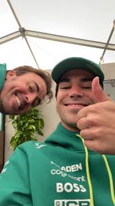 Fernando Alonso Y Lance Stroll Niño