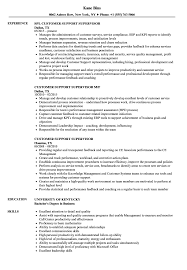 customer support supervisor resume