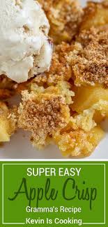 This Has To Be The Easiest Apple Crisp Recipe Made Using Peeled Granny Smith Apples This Apple Crisp Easy Easy Apple Crisp Recipe Granny Smith Apples Recipes