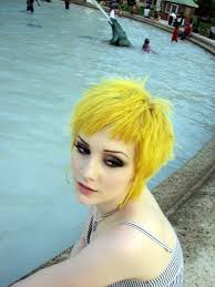Special Effects Hair Color Short Hair Styles Hair Color Yellow Hair Color
