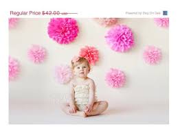 Check out these first birthday cakes and the cute babies smashing them! Children S Birthday Party Decorations Photoshoot Prop 12 Tissue Paper Poms Cake Smash Photography 1st Birthday Pictures Backdro