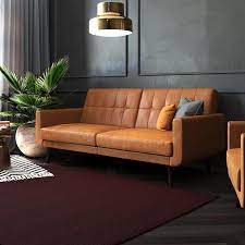 Special discount on best choice products faux leather modern convertible folding futon sofa bed recliner couch w/metal legs, 2 cup holders, click. Better Homes And Gardens Nola Modern Futon Blue Velvet Walmart Com In 2021 Leather Sofa Living Room Leather Couches Living Room Faux Leather Sofa