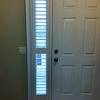 Front door side window shades. 1