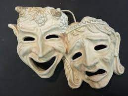 Theatrical Masks Greek Theater Masks Mask Design Site Greek Drama Masks Theatre Masks Ancient Greek Theatre