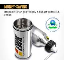 Aluminum Refillable High-Pressure Aerosol Spray Can