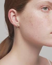 Rae 1.08ct Single Drop Earring in 14ct Yellow Gold