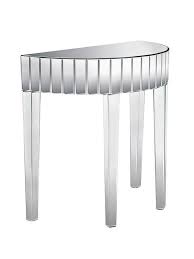 Var report = string.join(environment.newline, demo); Michelle Keegan Home Vegas Half Moon Mirrored Occasional Console Table Very Co Uk
