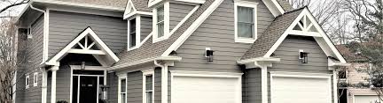 Roofing get prices for a new roof with our easy online estimator. James Hardie Siding Aged Pewter Gaf Roofing Roofing Siding Contractors Fairfax Va