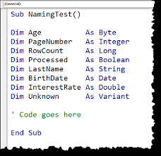 Excel Vba Data Types Dim Set Learn To Use Them Correctly Xelplus Leila Gharani