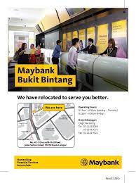 The road notably passes the kuala lumpur railway station, dayabumi complex and masjid negara (the national mosque). Maybank Maybank Bukit Bintang Has Relocated To A New Facebook
