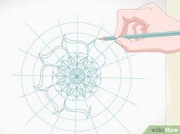 I draw the circle as big as i want the mandala to become. 3 Ways To Draw A Mandala Wikihow