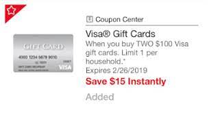 Maybe you would like to learn more about one of these? Expired Safeway Save On 15 When You Buy 2 100 Visa Giftcards Vons Randall S Albertsons Tom Thumb Acme Jewel Shaw S Doctor Of Credit