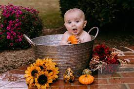 Cute Fall Baby Photo Shoot Ideas Baby Castan On Board