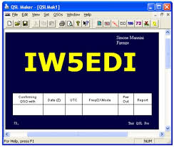 A qsl card is therefore a written confirmation. Qsl Maker Iw5edi Simone Ham Radio