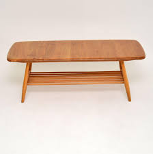 Ercol nest of tables cm oak w44 d44 h55cm : Ercol Coffee Table 2 For Sale On 1stdibs