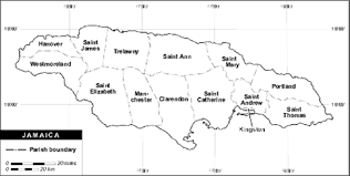 Map of jamaica area hotels: Map Of Jamaica Indicating Parish Names And Boundaries Download Scientific Diagram