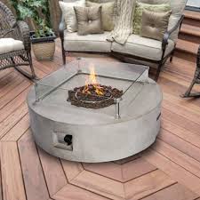Garten Living Feuerschale Hood Aus Beton Wayfair De In 2020 Beton Feuerstellen Feuerschale Propan Feuerstellen