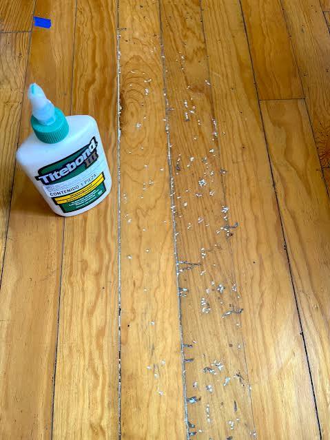 Today in this 100yr old Apt we are patching 100's of woodworm holes ! : r/HomeMaintenance