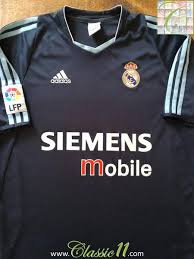 2 0 2 real madrid: 2003 04 Real Madrid Away La Liga Football Shirt Adidas Soccer Jersey Classic Football Shirts