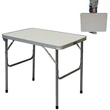 camping table in aluminium and mdf case shaped with carry handle steel frame portable folding table for picni table camping table de pique nique table pliable