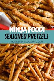 Air Fryer Seasoned Pretzels Ninja Foodi Recipe Seasoned Pretzels Recipes Air Fryer Recipes Easy