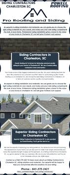 Introducing dlv roofing & exteriors. Superior Siding Contractors In Charleston Sc Is Only Provided By Powell Roofing You Ll Get The Best Of Us Siding Contractors Siding Siding Repair