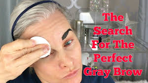 The Quest For The Perfect Gray Brow Tint Brow Tinting Hair Tint Grey Hair In Eyebrows