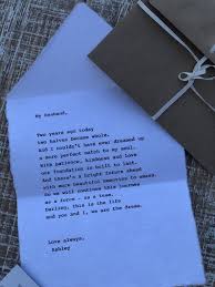 Romantic Anniversary Gift For Him Love Letter For Boyfriend Husband Cotton Anniversary Gift Unique Second Anniversary Gift Love Poem In 2020 Love Letter For Boyfriend Letters To Boyfriend Anniversary Letter To Boyfriend