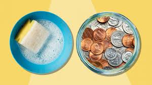 You will have to flip the coin over in the solution so that the clr can get to both sides of the coin. The Right Way To Clean Coins Real Simple