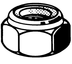 Prevailing Torque Type Hexagon Nut With Non Metallic Insert